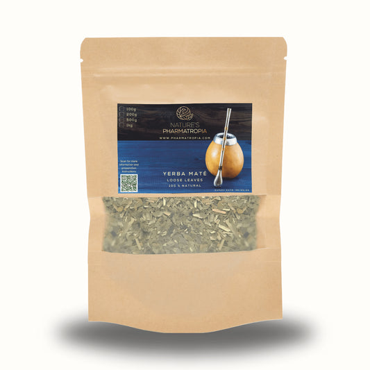 Yerba Mate Tea (Ilex Paraguariensis) Loose Leaf 200grams
