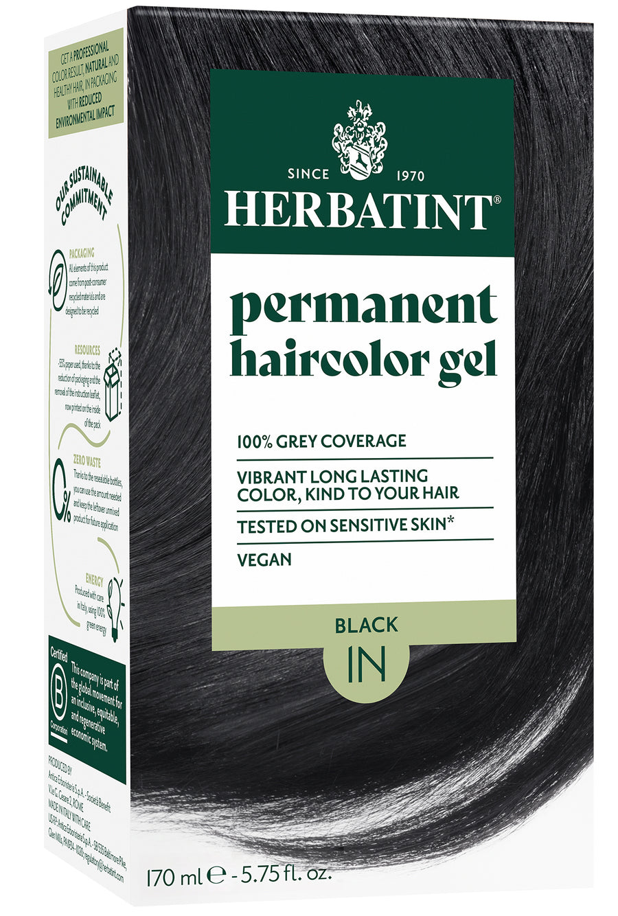 Herbatint 1N Black Hair Dye