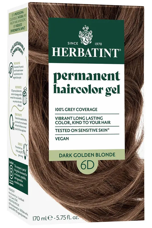 Herbatint 6D Dark Golden Blonde Hair Dye