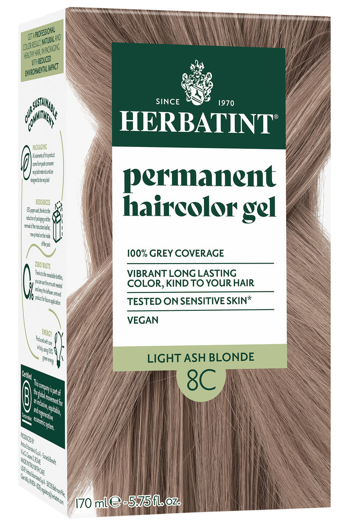 Herbatint 8C Light Ash Blonde Hair Dye