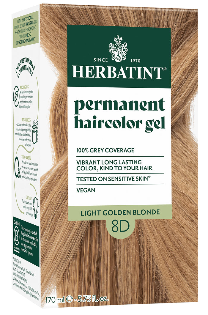 Herbatint 8D Light Golden Blonde Hair Dye