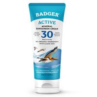 Badger SPF 30 Active Mineral Sunscreen Cream (2.9oz)