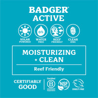 Badger SPF 30 Active Mineral Sunscreen Cream (2.9oz)