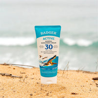 Badger SPF 30 Active Mineral Sunscreen Cream (2.9oz)