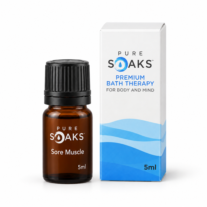 Pure Soaks Sore Muscle Essential Oil Blend (5ml)