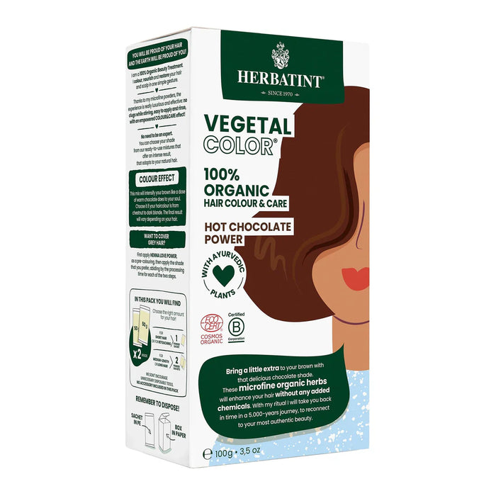 Herbatint Vegetal Hot Chocolate Power Hair Dye (100g)