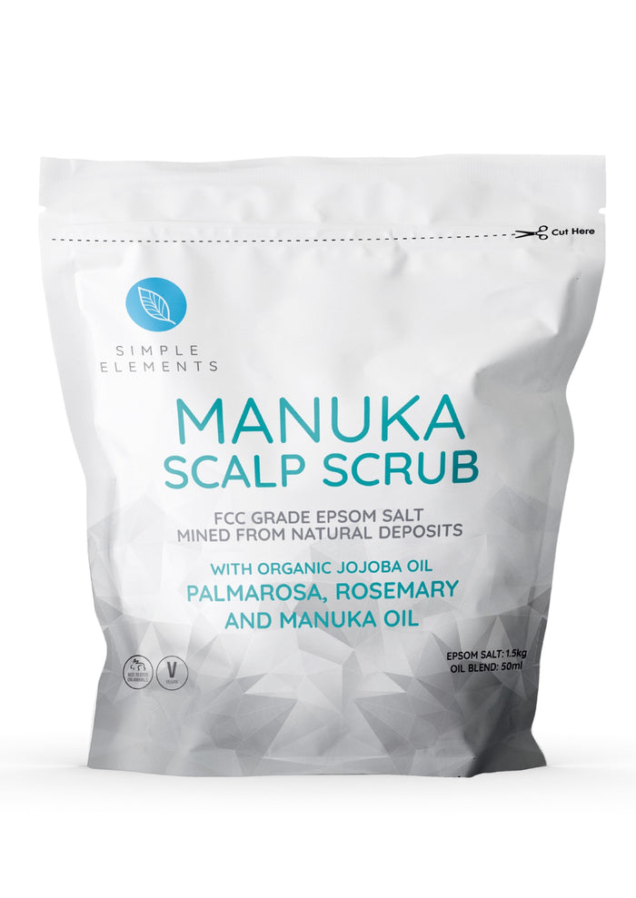 Simple Elements Manuka Scalp Scrub (1.5kg Epsom salt + 50ml oil)