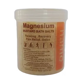 Magnesium Mustard Bath Salts (450g) – Namo Health