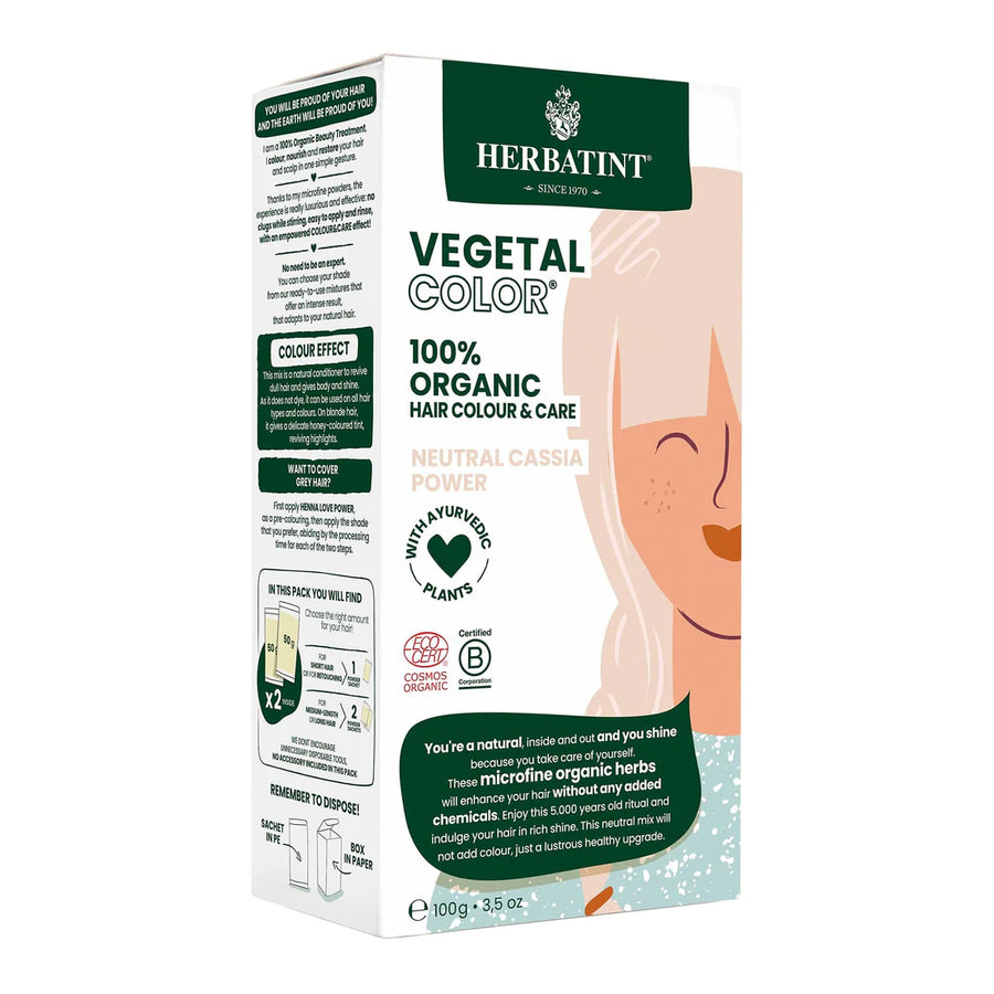 Herbatint Vegetal Neutral Cassia Power Hair Dye (100g)