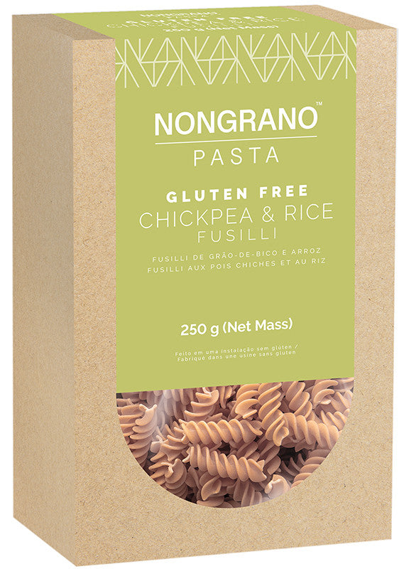 Nongrano Chickpea & Rice Fusilli Gluten Free Pasta (250g / 400g)