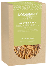 Nongrano Chickpea & Rice Penne Gluten Free Pasta (250g / 500g)