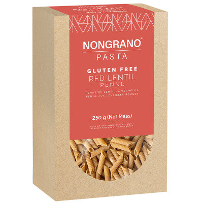 Nongrano Red Lentil Penne Gluten Free Pasta (250g / 500g)