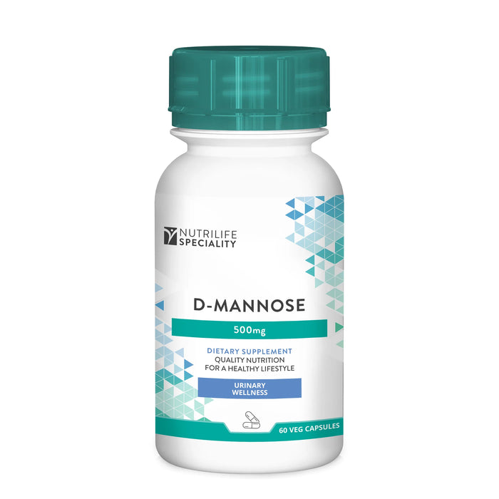Nutrilife D-Mannose 500mg (60 Veg Capsules)