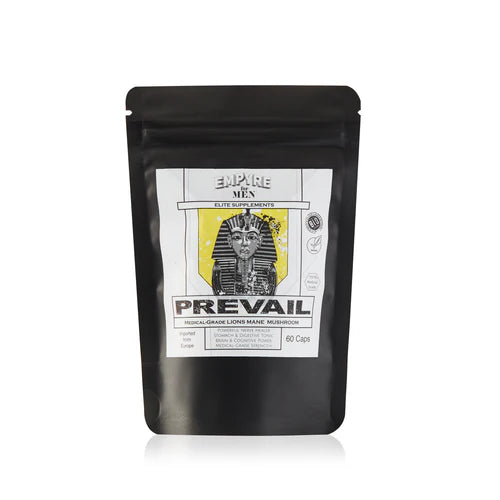 Empyre For Men PREVAIL T1978® Lion's Mane Mushroom Whole Fruit Bodies & Mycelium (60 / 270)