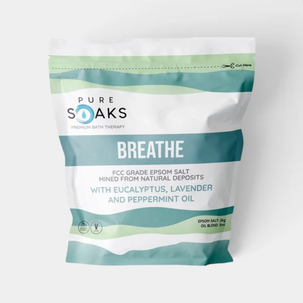 Pure Soaks Breathe Bath Salts (2kg)