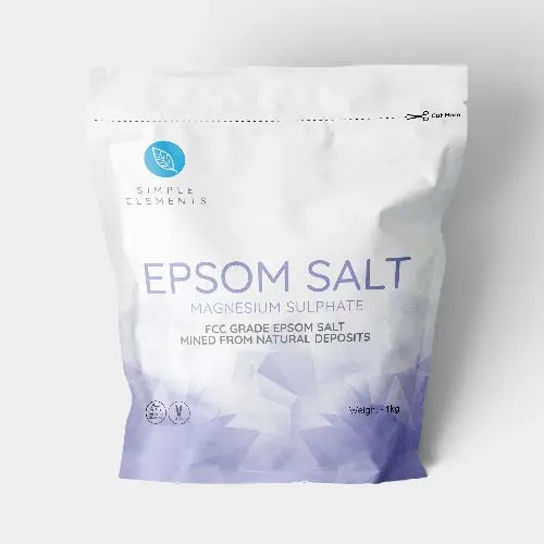 Simple Elements FCC Food Grade Epsom Salt (1kg / 2kg)
