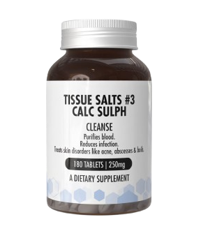 W.Last Tissue Salt #3 Calc Sulph (180 Tablets)
