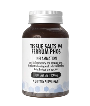 W.Last Tissue Salt #4 Ferrum Phos (180 Tablets)