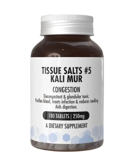W.Last Tissue Salt #5 Kali Mur (180 Tablets)