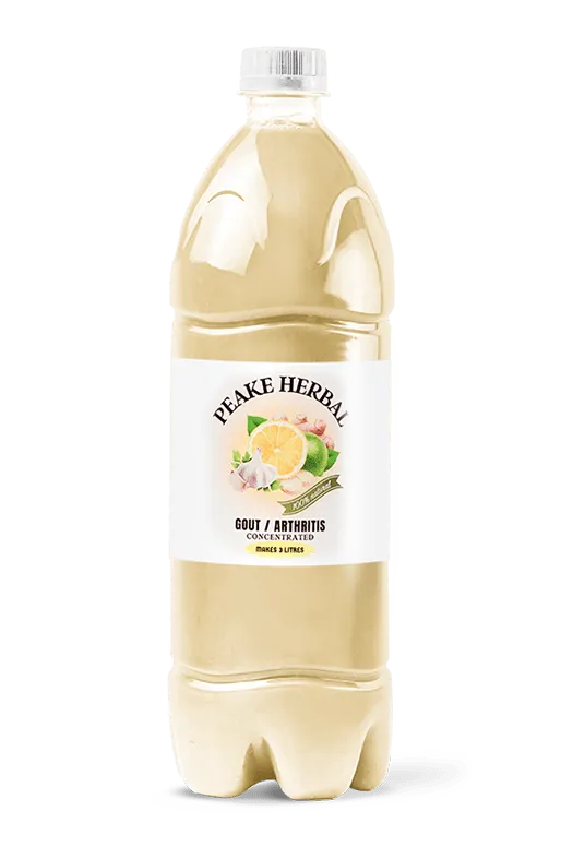 Peake Herbal Gout & Arthritis Mix Concentrate 1L